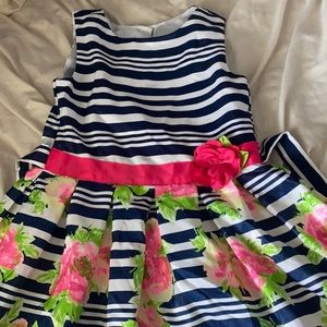 Jona Michelle floral dress, size 10 youth, buttons in the back